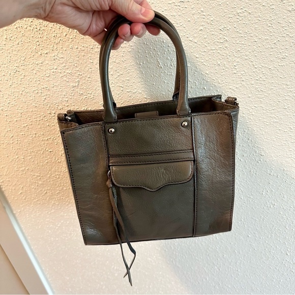 Rebecca Minkoff Gray Mini Mac Crossbody Bag - Picture 11 of 12